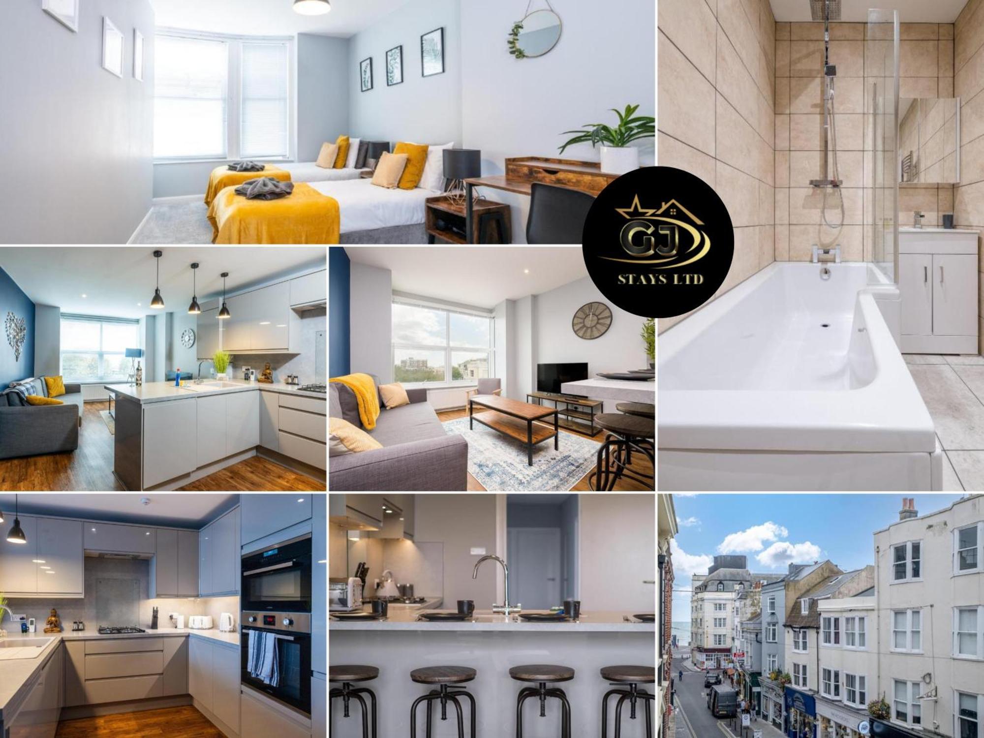 Apartment Modern With Sea Views, Steps From & The Royal Pavilion *